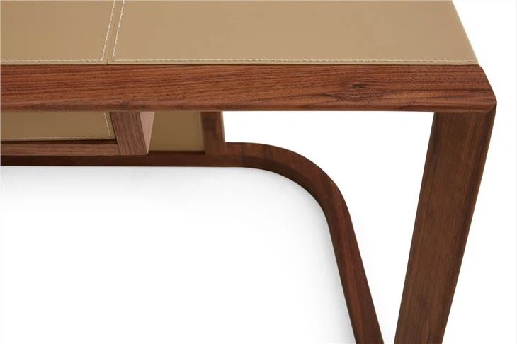 Hotel Bedroom Dressing Table Villa Apartment Study Desk Leather Wrapped Multi-Functional Desk